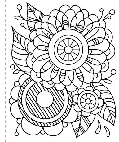 Mindfulness Large Print Coloring Book