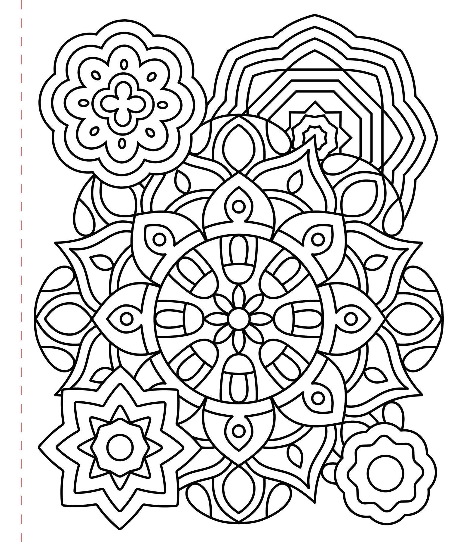 Mindfulness Large Print Coloring Book