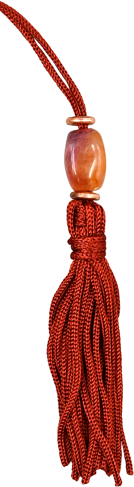 Antique Book Spine Beaded Bookmark