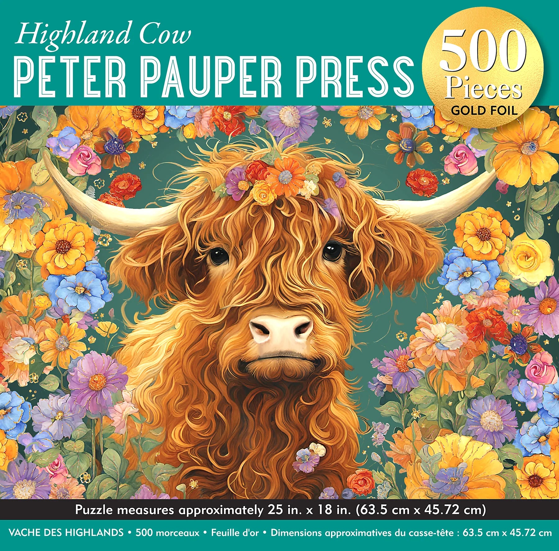 Highland Cow 500 Piece Puzzle