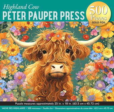Highland Cow 500 Piece Puzzle