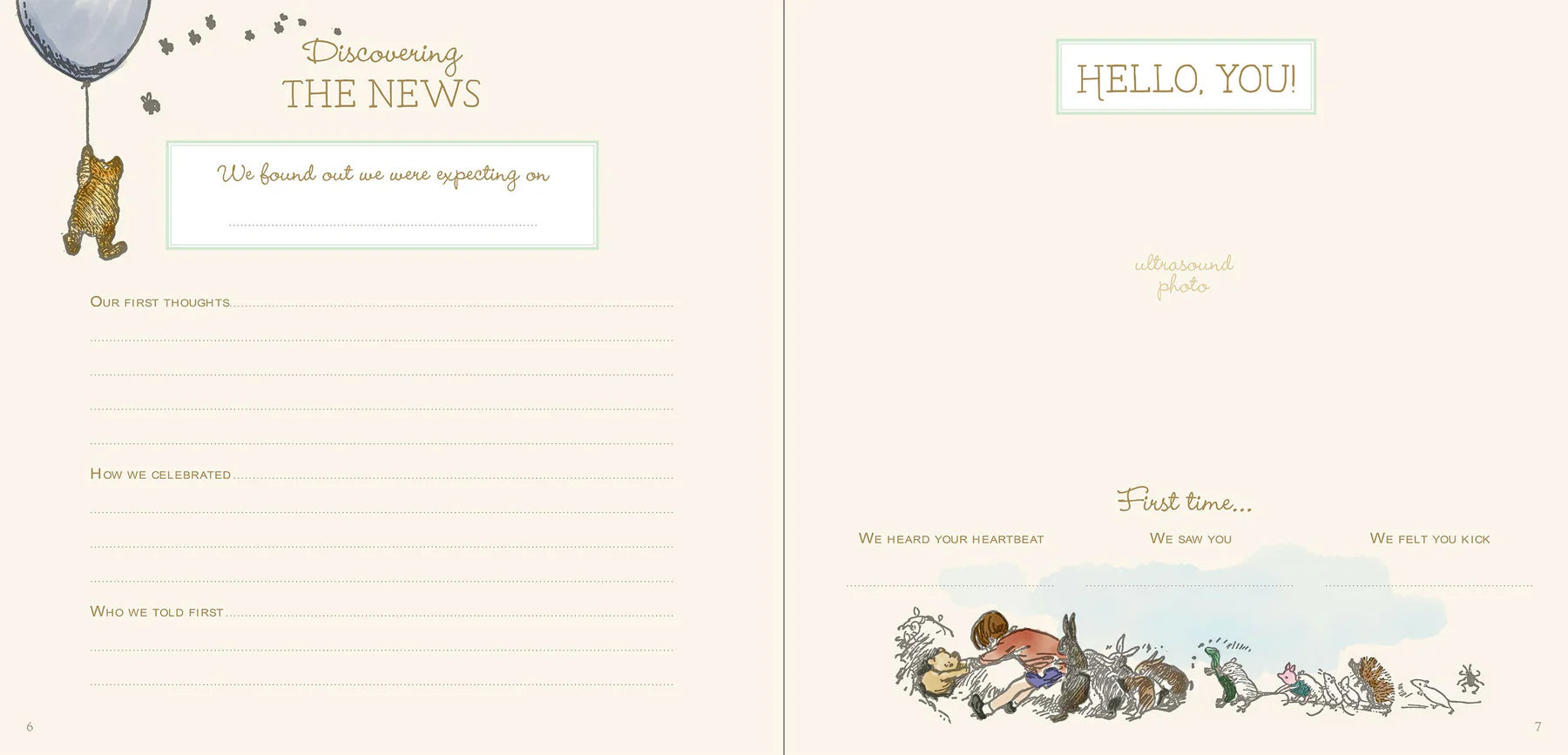 Winnie-the-Pooh Baby Book - The First Five Years