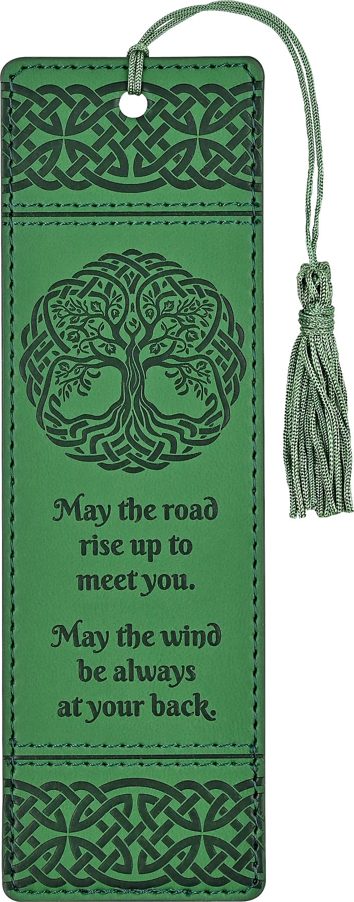 Vegan Leather Celtic Bookmark