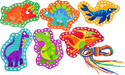 Dinosaurs Lacing Cards