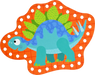 Dinosaurs Lacing Cards