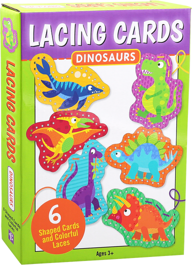 Dinosaurs Lacing Cards