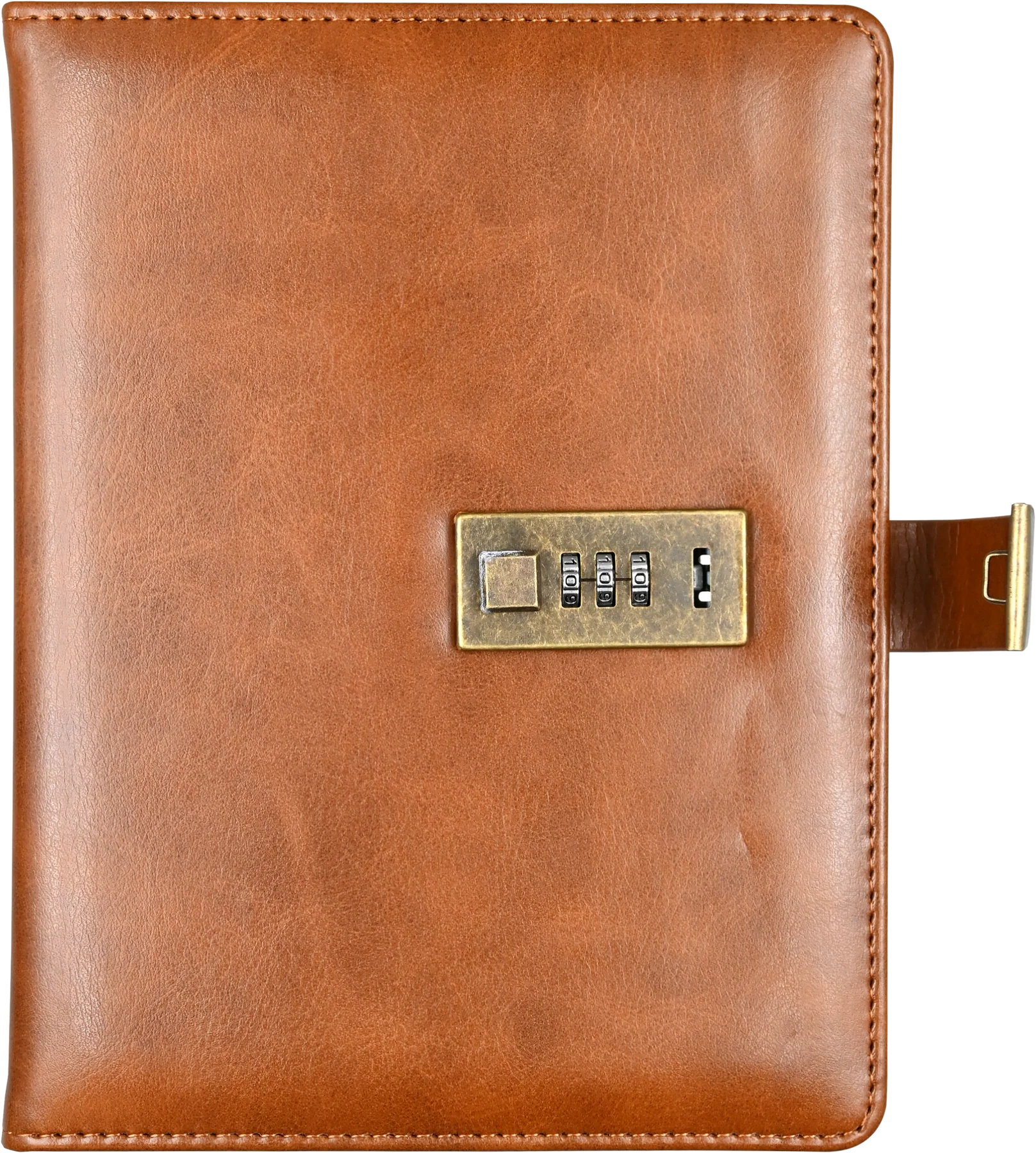 Brown Artisan Locking Journal