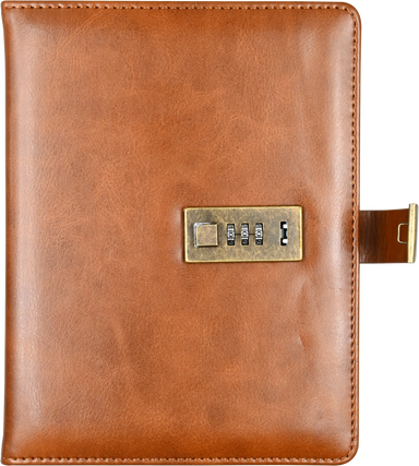 Brown Artisan Locking Journal