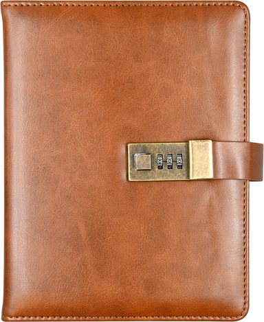 Brown Artisan Locking Journal