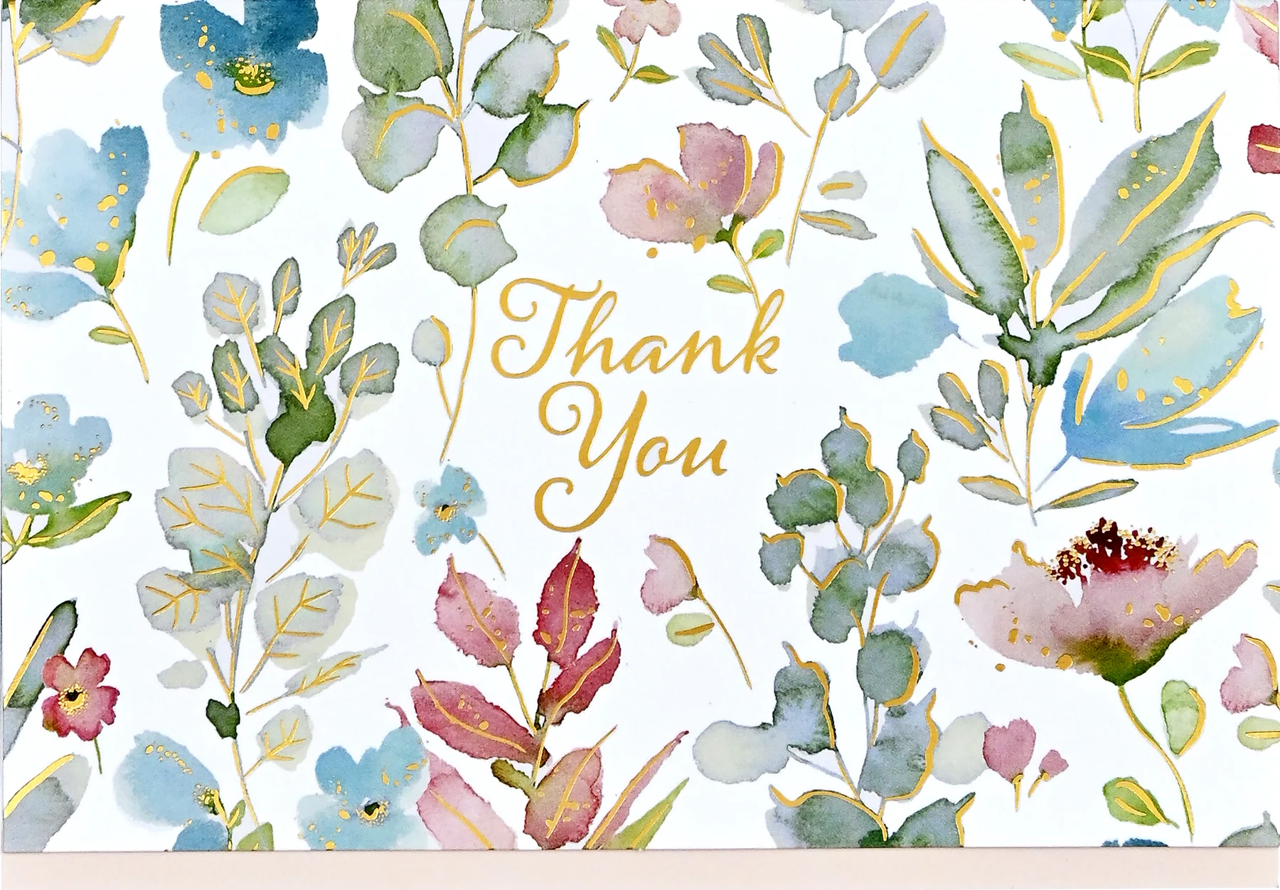 Floral Watercolor Thank You Notes