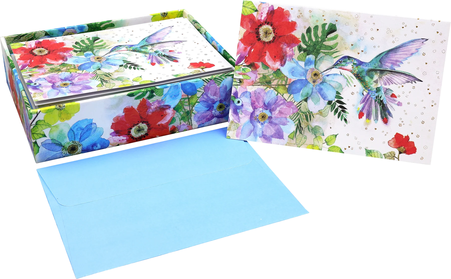 Hummingbird Garden Note Cards