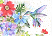 Hummingbird Garden Note Cards