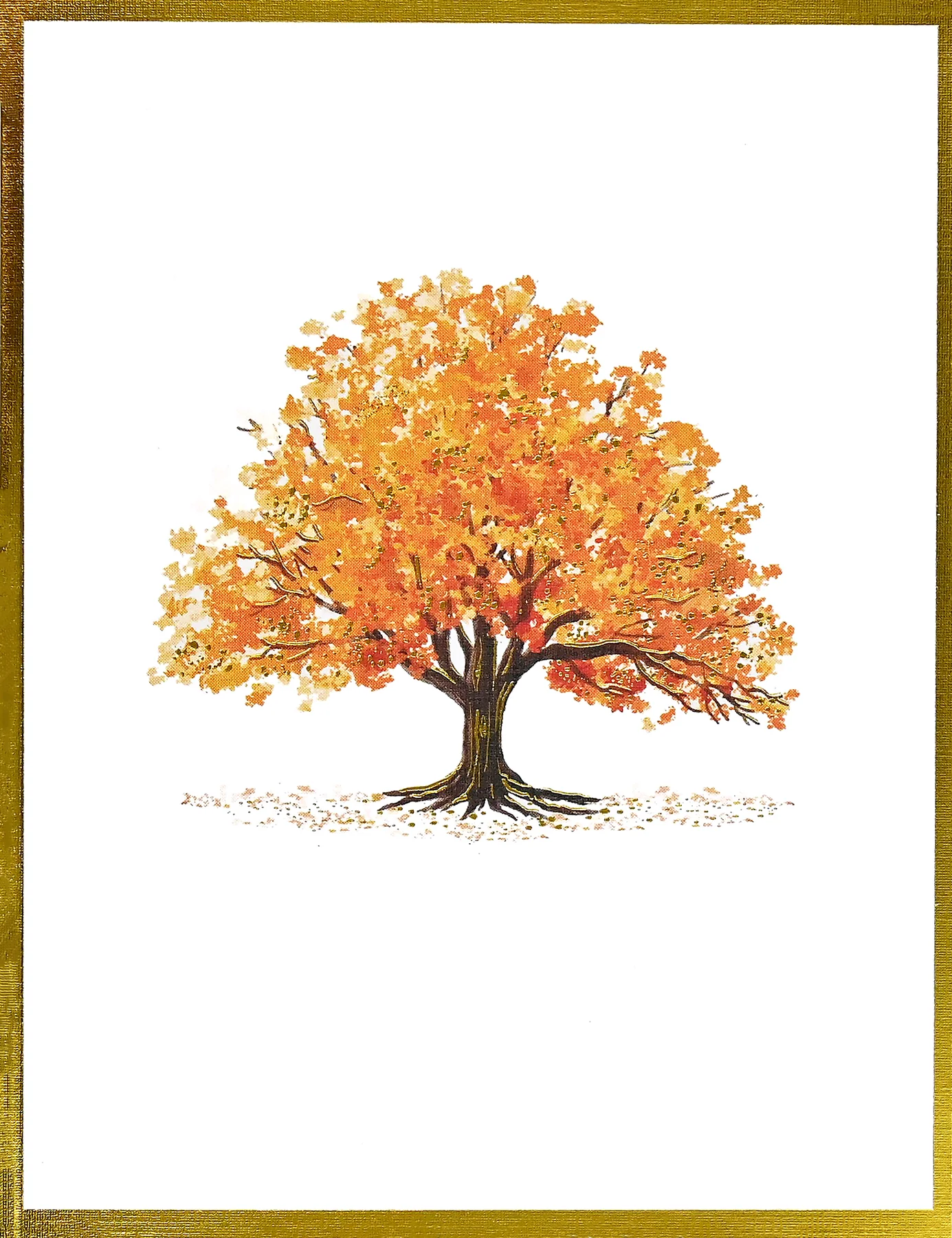 Watercolor Trees Premium Assorted Note Cards