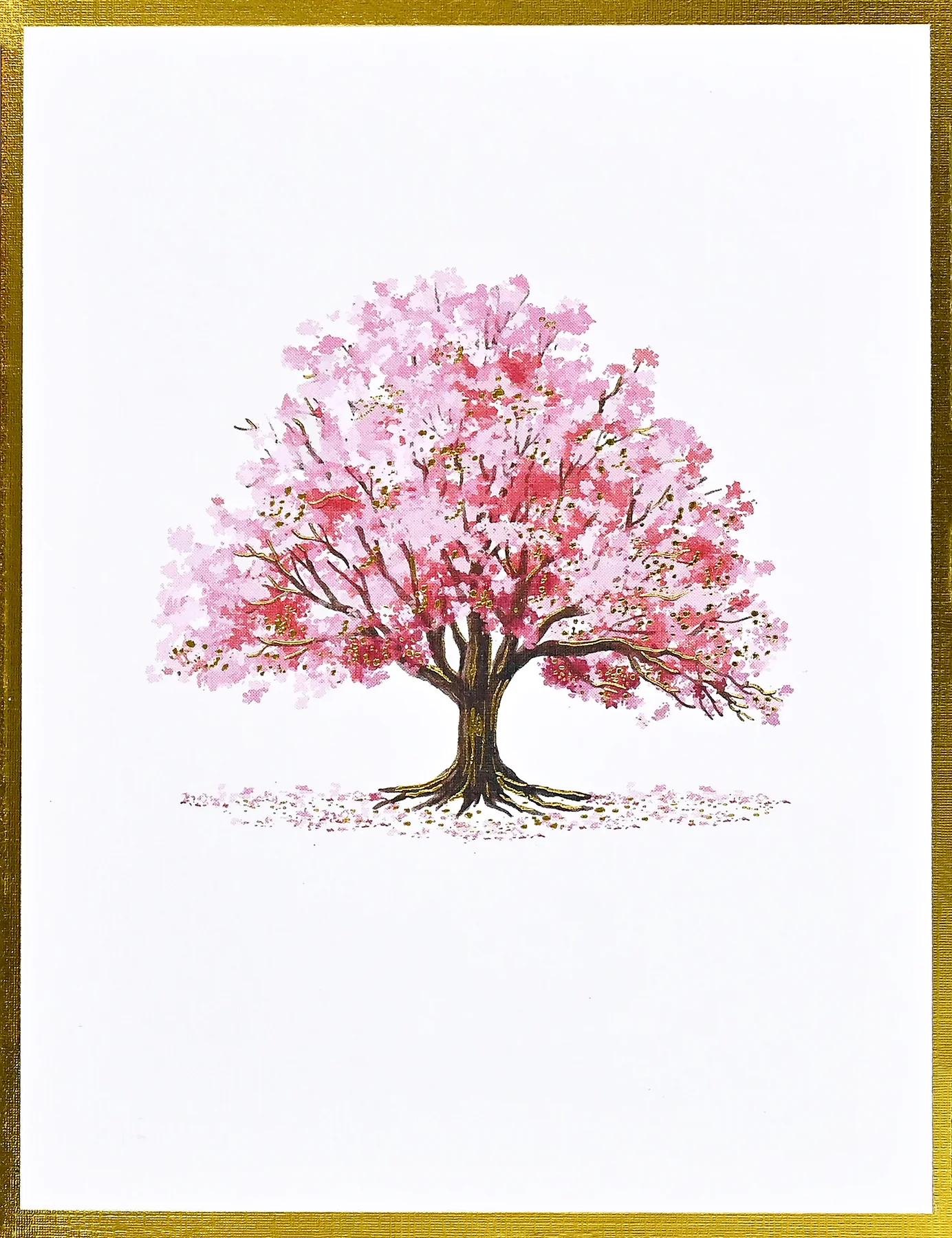 Watercolor Trees Premium Assorted Note Cards