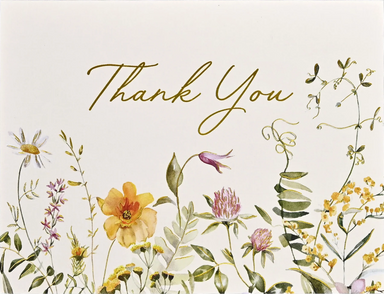 Wildflowers Premium Assorted Thank-You Cards