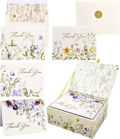 Wildflowers Premium Assorted Thank-You Cards