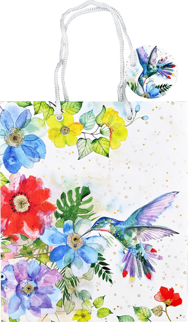 Hummingbird Garden Gift Bag