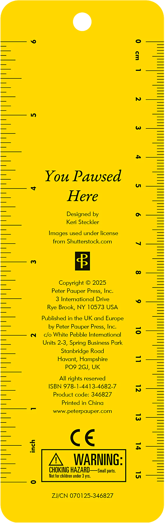 You Pawsed Here Beaded Bookmark