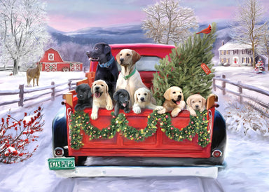 Festive Pups 1000 Piece Puzzle