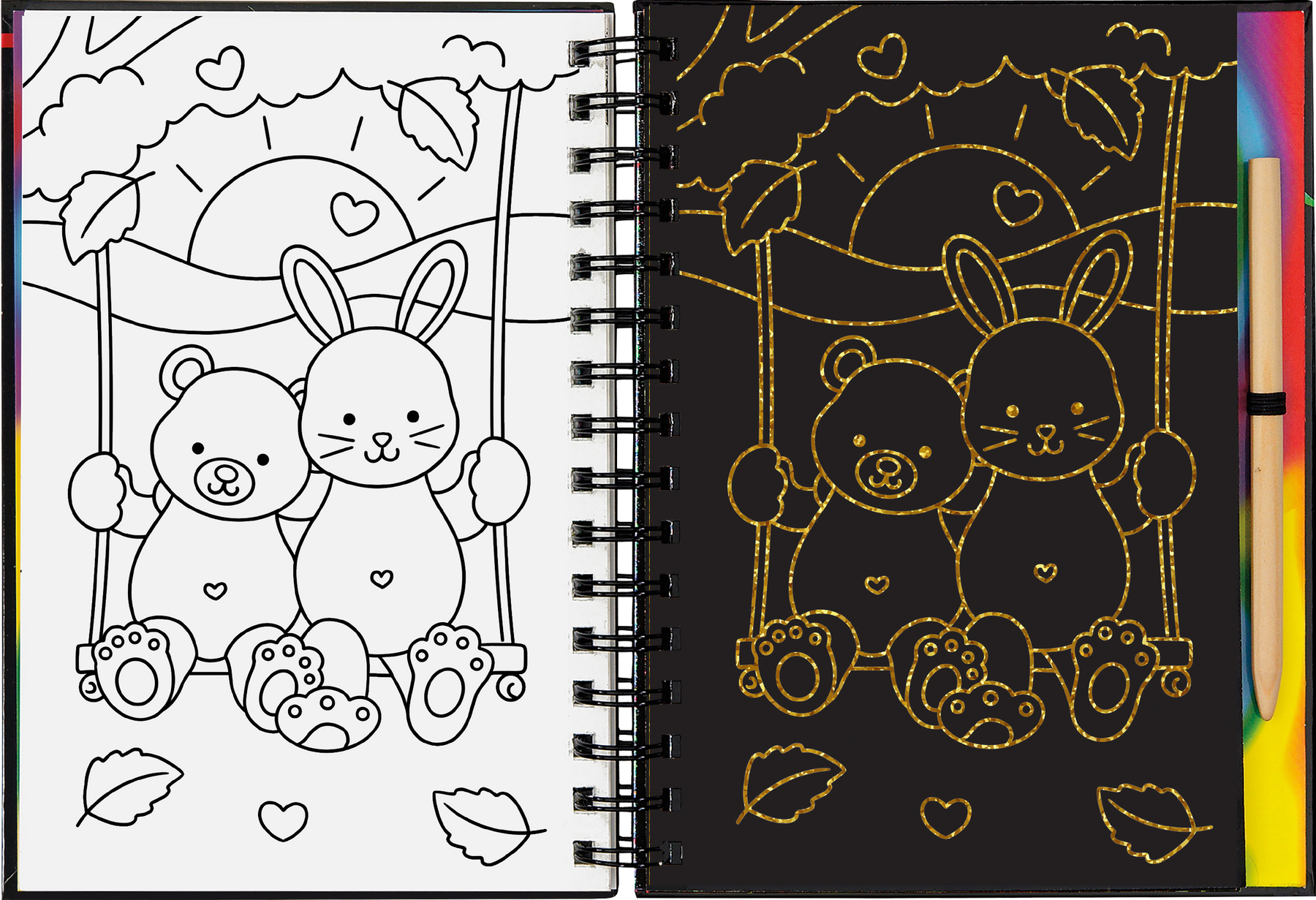 Scratch & Sketch Cozy Animals