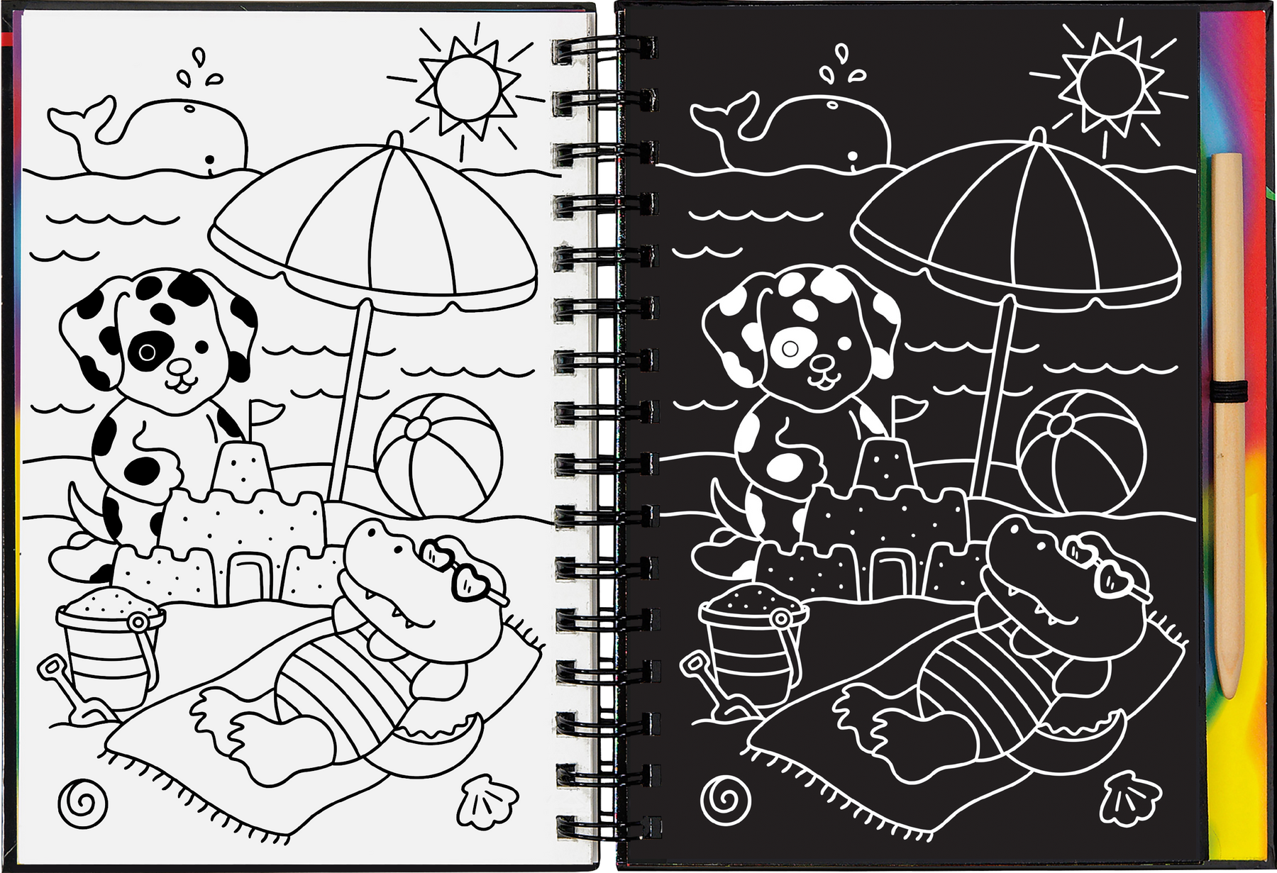 Scratch & Sketch Cozy Animals