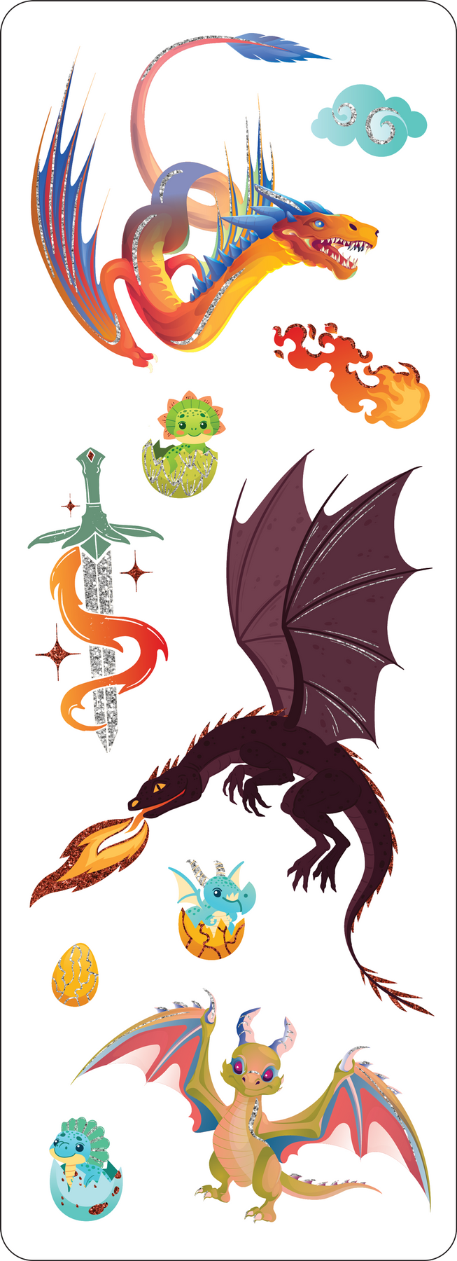 Dragons Sticker Set