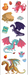 Dragons Sticker Set