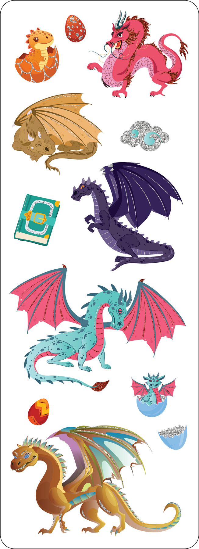 Dragons Sticker Set
