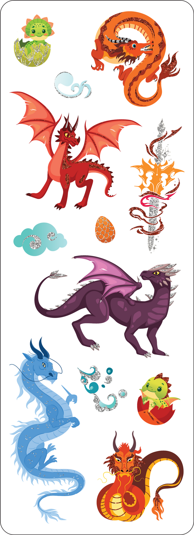 Dragons Sticker Set