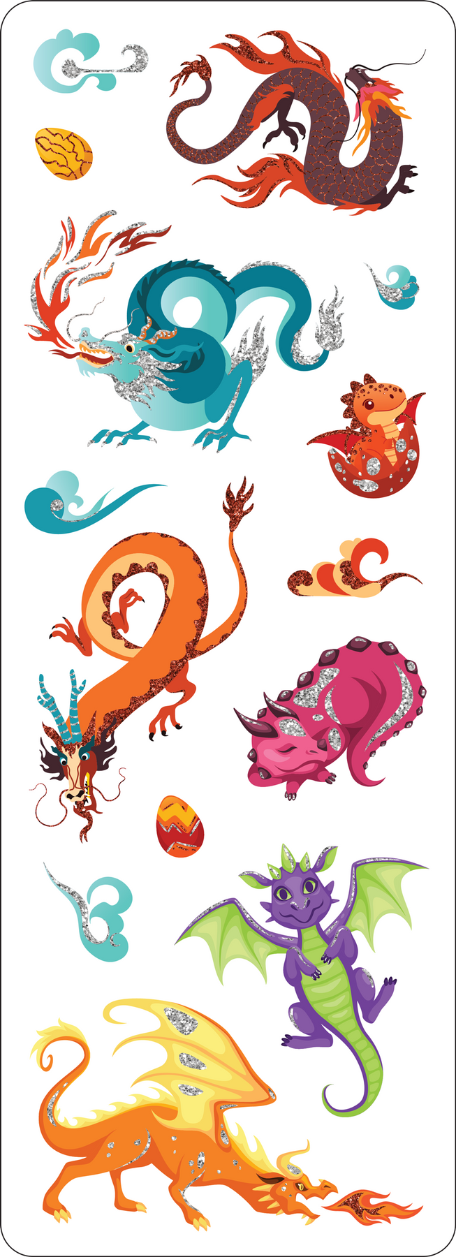 Dragons Sticker Set