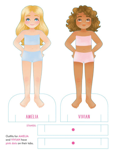 Classic Keepsake Paper Dolls - Fashionistas