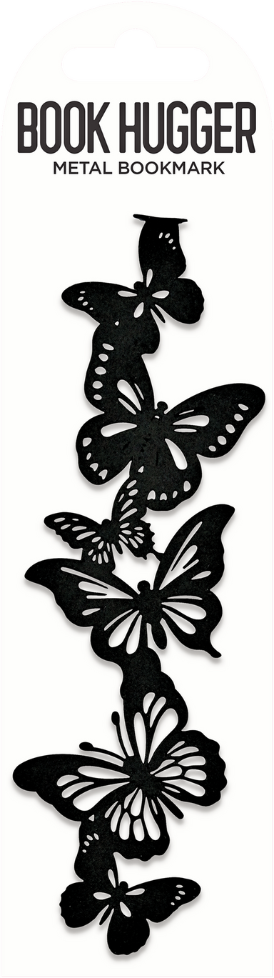 Butterflies Book Hugger Metal 'Hanging' Bookmark