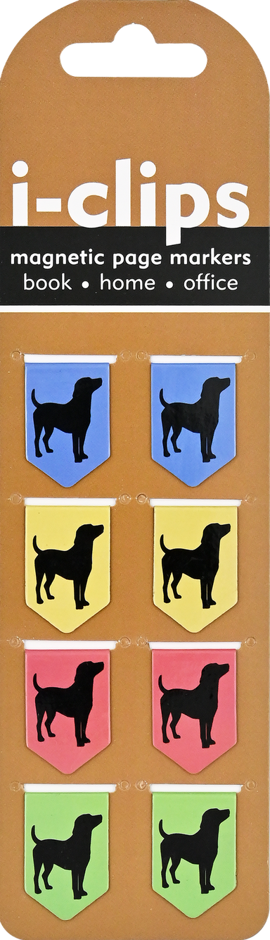 Black Dogs i-clips Magnetic Page Markers