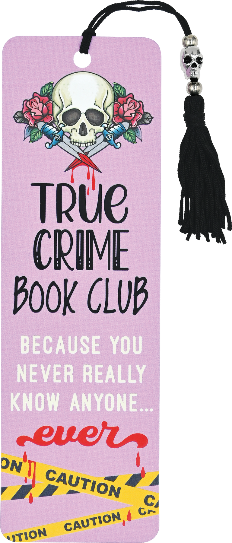 True Crime Book Club Beaded Bookmark