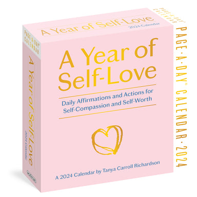 A Year of Self Love 2024 Page A Day Calendar    