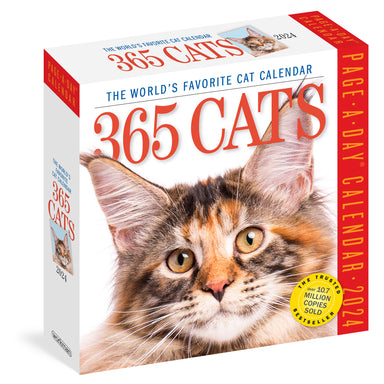 365 Cats 2024 Page A Day Calendar    