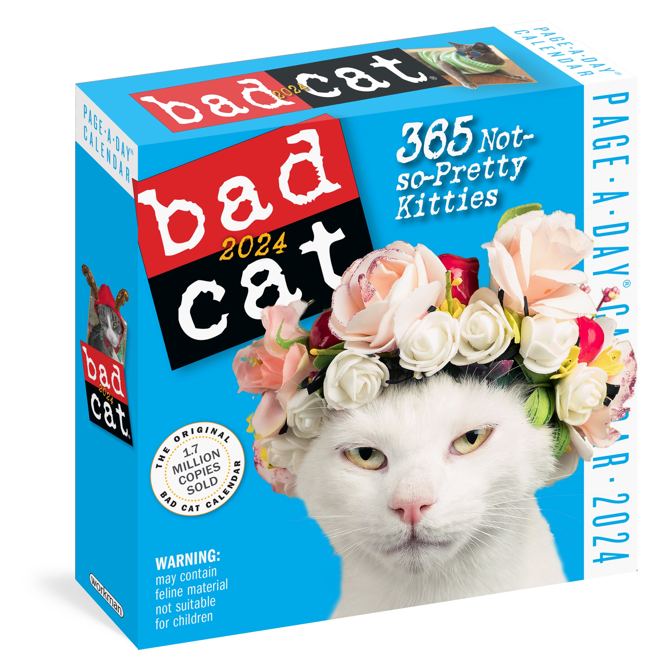 Bad Cat 2024 Page A Day Calendar — Bird in Hand