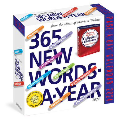 365 New Words A Year 2024 Page A Day Calendar    