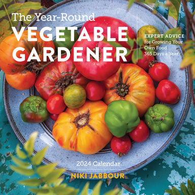 The Year Round Vegetable Gardener 2024 Wall Calendar    