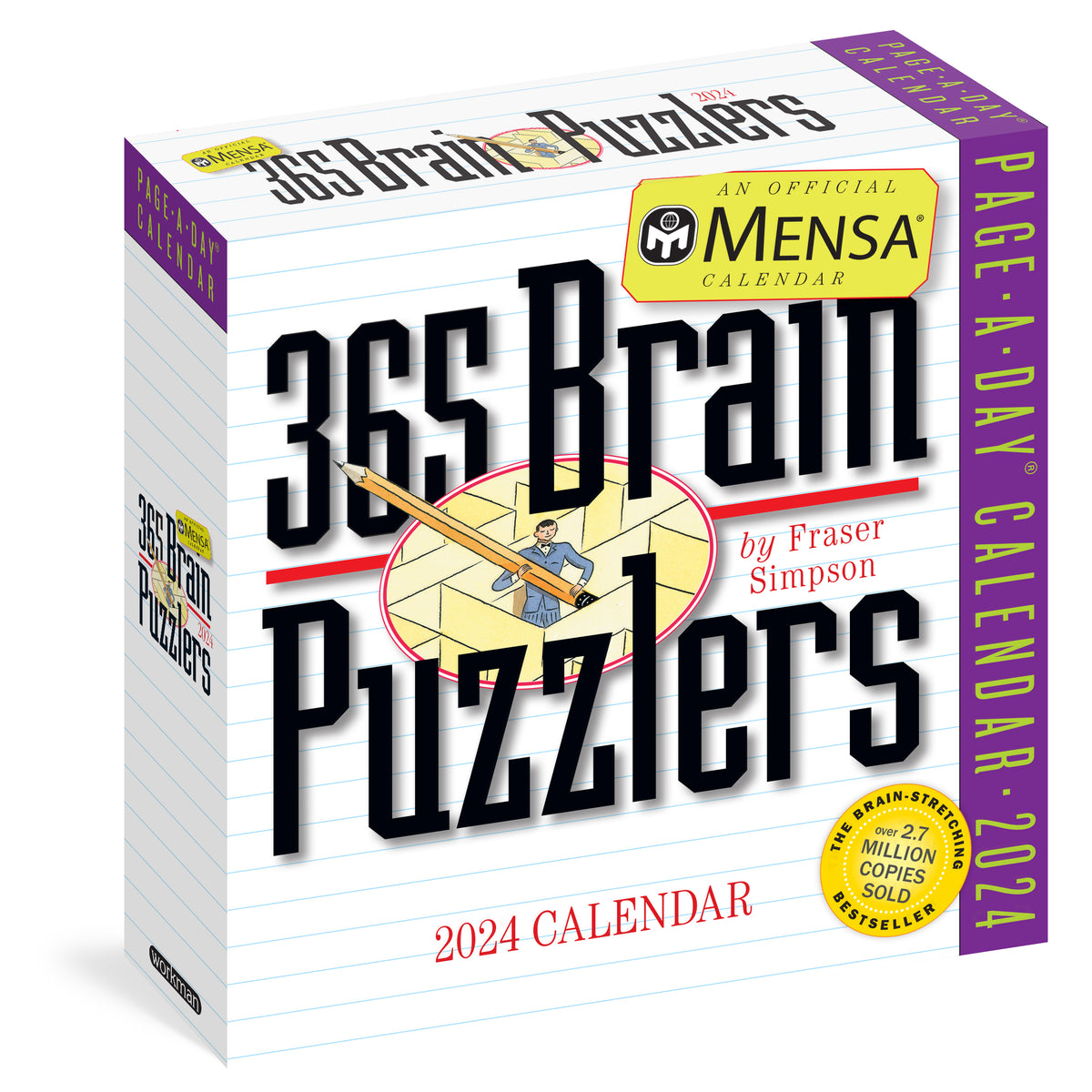 365 Brain Puzzlers An Official Mensa 2024 Page A Day Calendar — Bird in