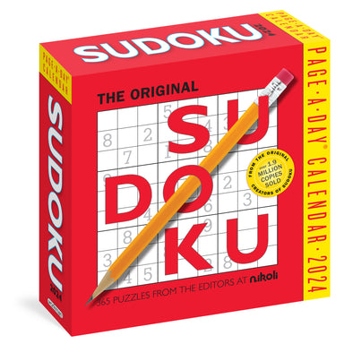 The Original Sudoku 2024  Page A Day Calendar    