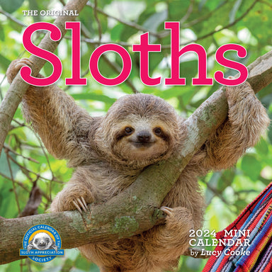 The Original Sloths 2024 Mini Wall Calendar    