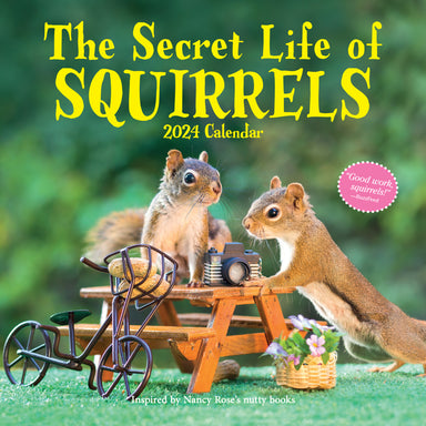 The Secret Life of Squirrels 2024 Wall Calendar    
