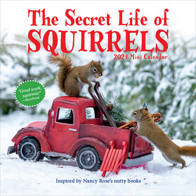 The Secret Life of Squirrels 2024 Mini Wall Calendar    