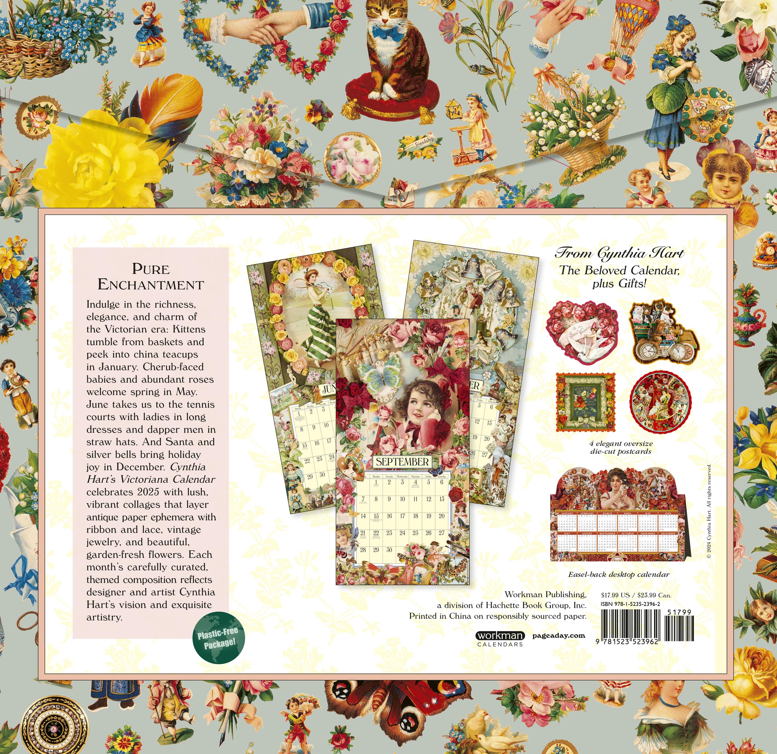 Cynthia Hart's Victoriana 2025 Wall Calendar    