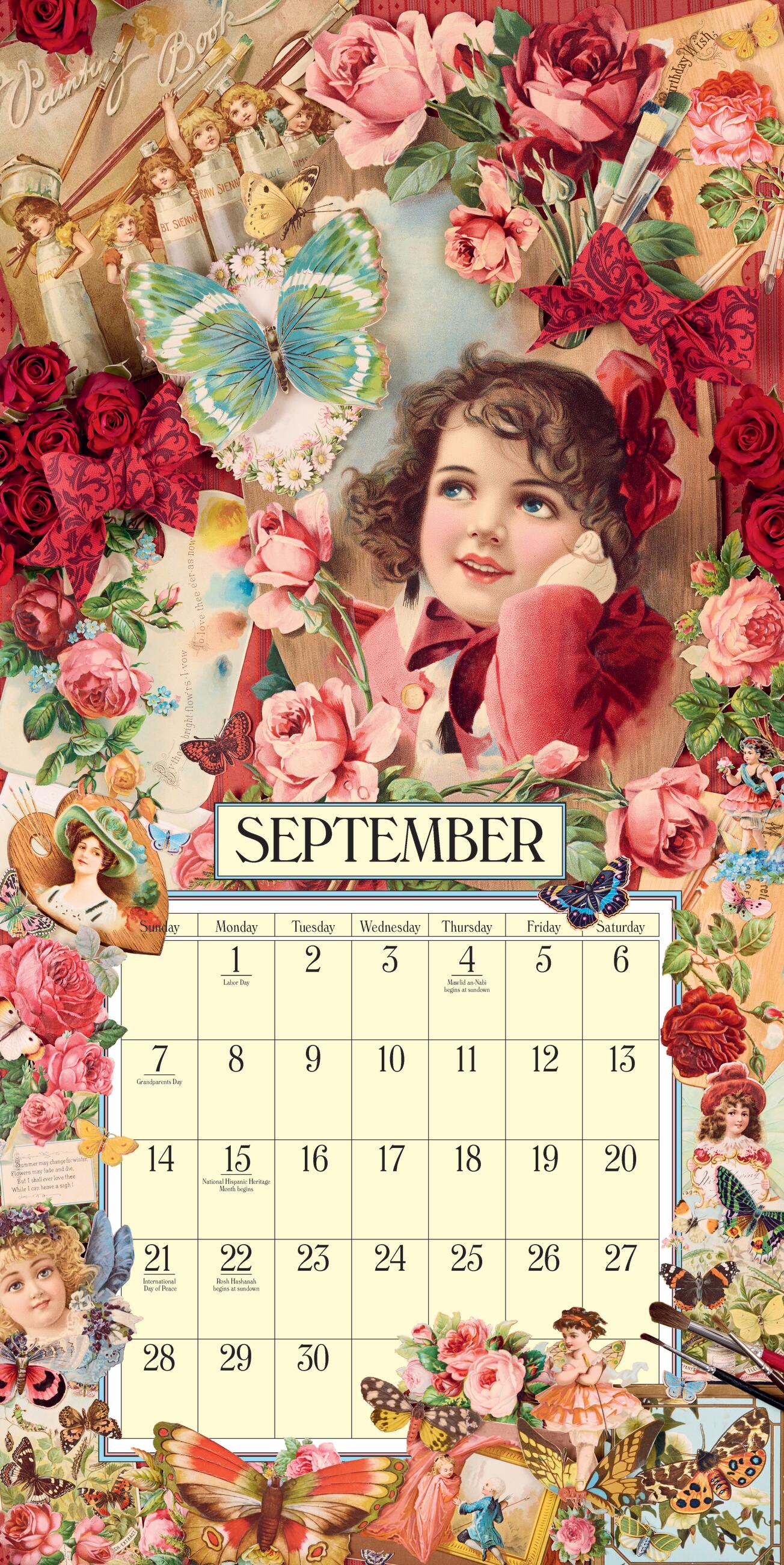 Cynthia Hart's Victoriana 2025 Wall Calendar    