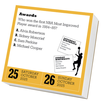 A Year of Basketball Trivia 2025 Page A Day Calendar    