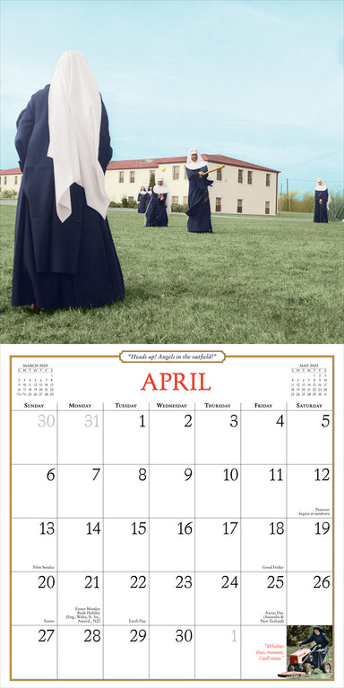 The Original Nuns Having Fun 2025 Wall Calendar    