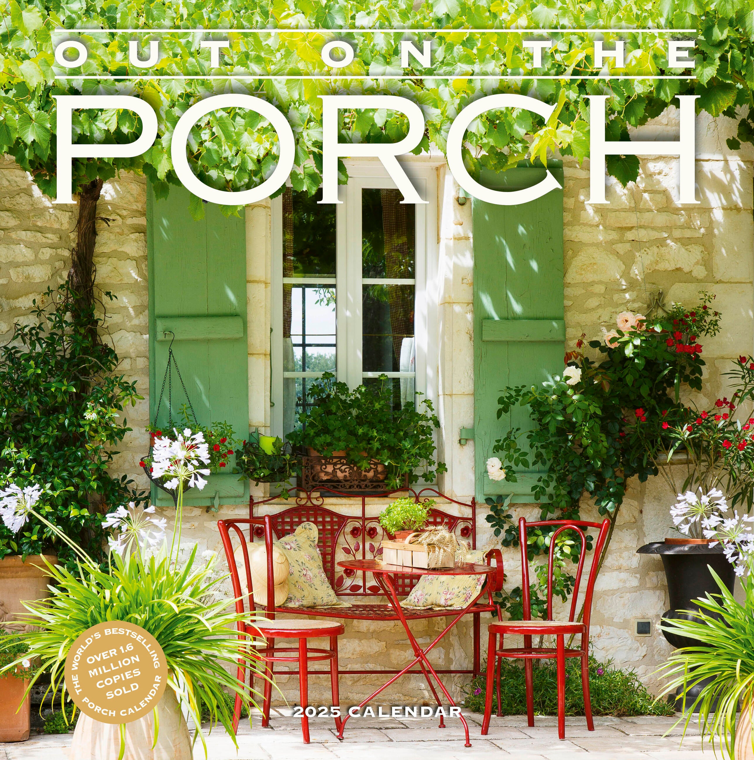 Out On The Porch 2025 Wall Calendar    