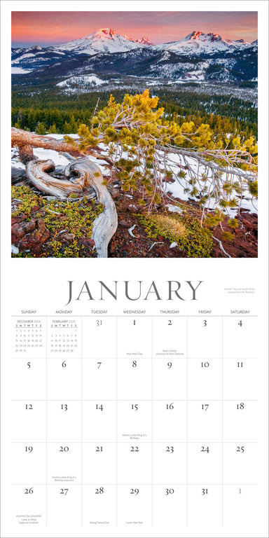 Oregon My Oregon 2025 Wall Calendar    